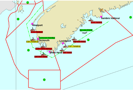 A map of Southern Nova Scotia